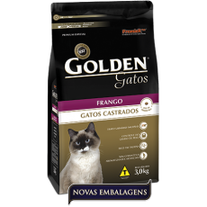 Ração Golden Gatos - Castrado Frango